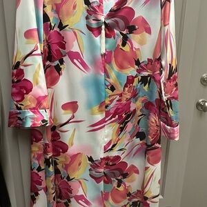 Colorful Cathy Hall Floral Top - Small